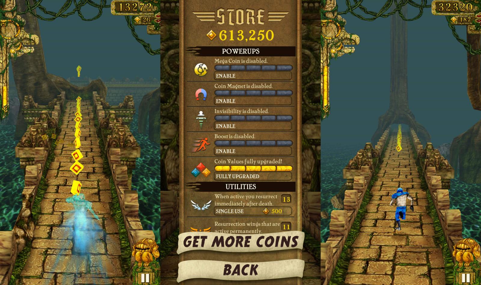 手机逃跑游戏《神庙逃亡》无限金币 - SrcLab 源工坊